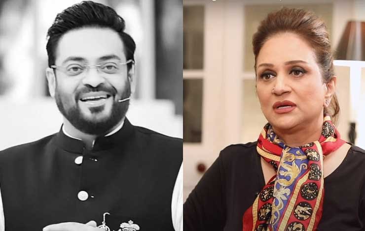 bushra ansari , aamir liaquat death, بشریٰ انصاری عامر لیاقت