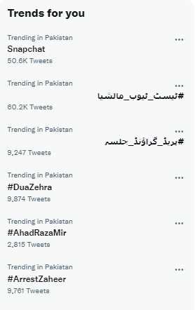 Dua Zahra, Arrest Zaheer Ahmed, Twitter Trend, Social Media,
