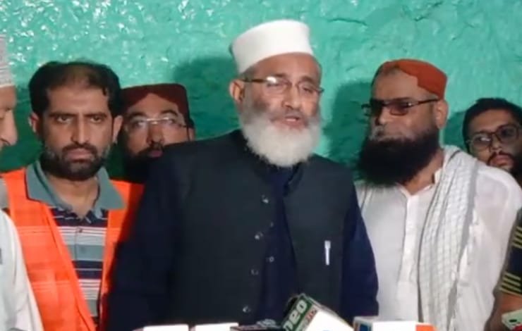 Sirajul Haq, flood victims, سراج الحق، سیلاب متاثرین