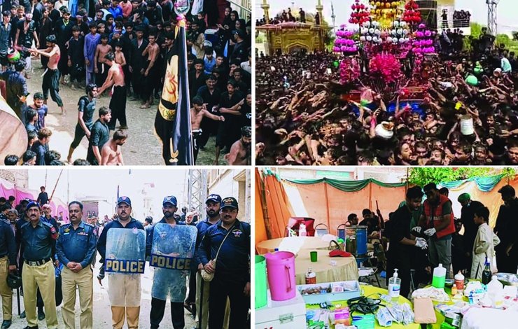 Sukkur, mourning procession, سکھر، ماتمی جلوس