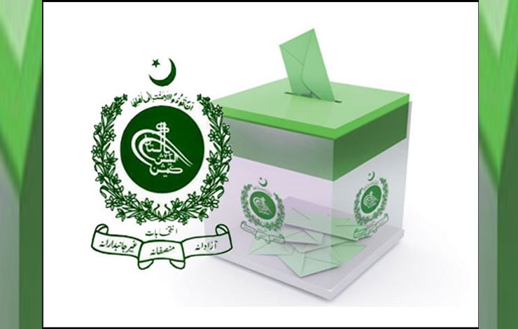 ضمنی انتخابات الیکشن کمیشن پوسٹل بیلٹ پیپر
