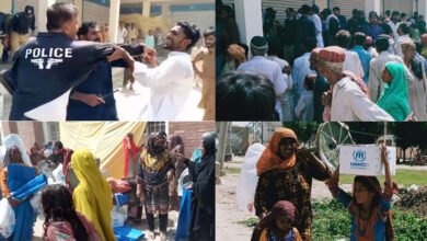 Photo of امدادی سامان کی تقسیم کی تقریب بدنظمی، متاثرین امدادی سامان پر ٹوٹ پڑے