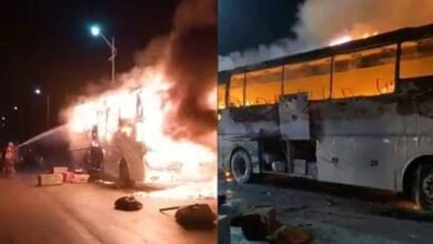 Photo of نوری آباد میں مسافر بس میں خوفناک آگ بھڑک اٹھی،18افراد جاں بحق