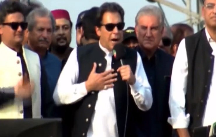 imran khan, long march, ISI, عمران خان، لانگ مارچ، آئی ایس آئی