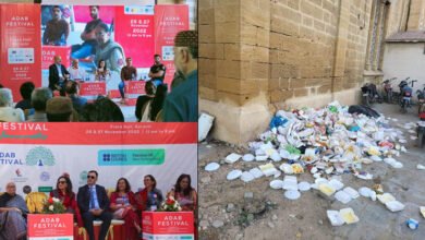 Photo of ادب فیسٹیول کے بے ادب شرکاء نے خوبصورت پارک کو کچڑا کنڈی بنادیا