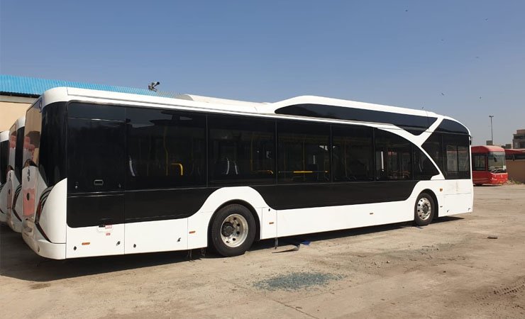 sindh govt test runs karachi's first electric buses, پہلی ماحول دوست بس سروس