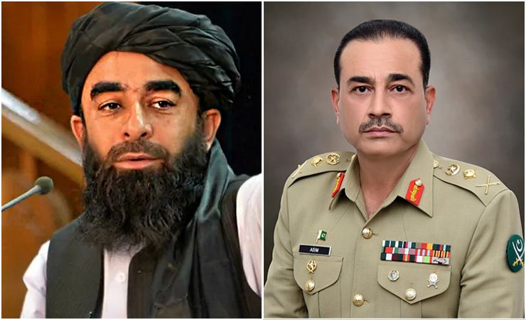 army cheif and zabeeh ullah mujahid, گریٹر افغانستان