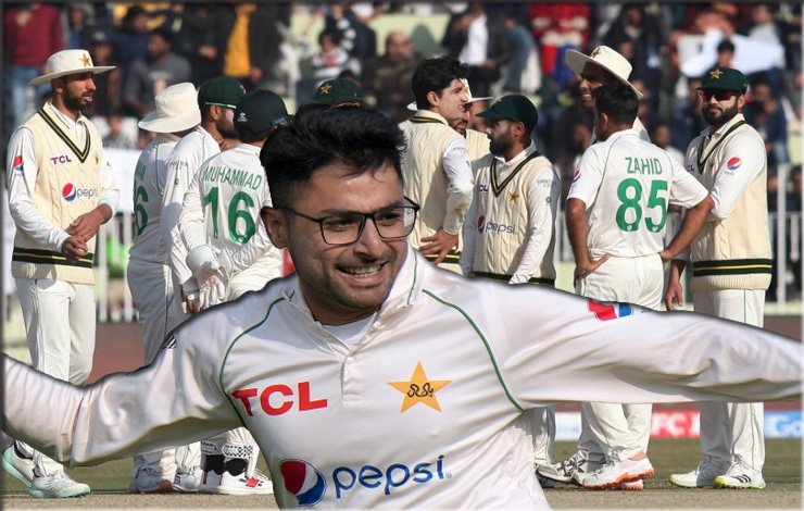 Multan, test, Pakistan, grip, strong, Leg Spinner, Abrar, unique, record, established, ملتان، ٹیسٹ، پاکستان، گرفت، مضبوط، لیگ اسپنر، ابرار، منفرد، ریکارڈ، قائم کردیا،