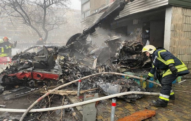 Ukraine, helicopter, accident, interior Minister, 18 killed, 29 injured, یوکرین، ہیلی کاپٹر، حادثے، وزیرداخلہ، 18 ہلاک، 29 زخمی،