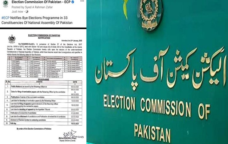 الیکشن کمیشن آف پاکستان ضمنی انتخابات