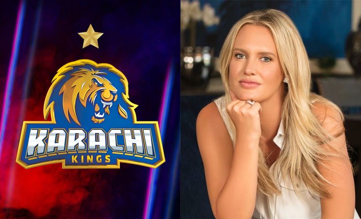 shaniera akram and karachi kings, شنیرا اکرم