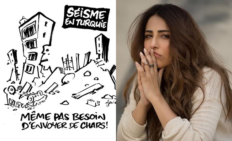 ushna shah criticised charlie hebdo, عشنا شاہ چارلی ہیبڈو