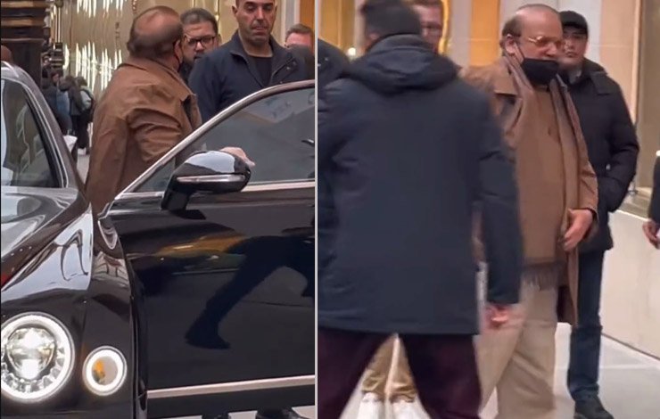 Nawaz Sharif, London, Bentley Car, tour spots, shopping, video, criticism, نواز شریف، لندن، بینٹلے کار، سیر سپاٹے، شاپنگ، وڈیو، تنقید،