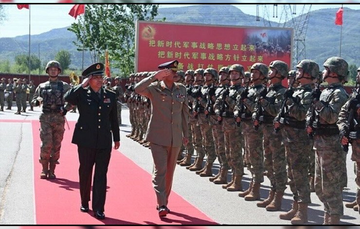 Army chief, tour, china, PLA, commander, security, soldier, cooperation, exchange of ideas exchange of opinions, آرمی چیف, دورہ, چین, پی ایل اے, کمانڈر, سیکیورٹی, فوجی, تعاون, تبادلہ خیال,