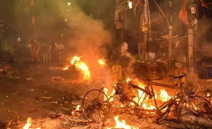 anti muslim riots broke out in India, anti muslim riots broke out in India، مسلم کش فسادات