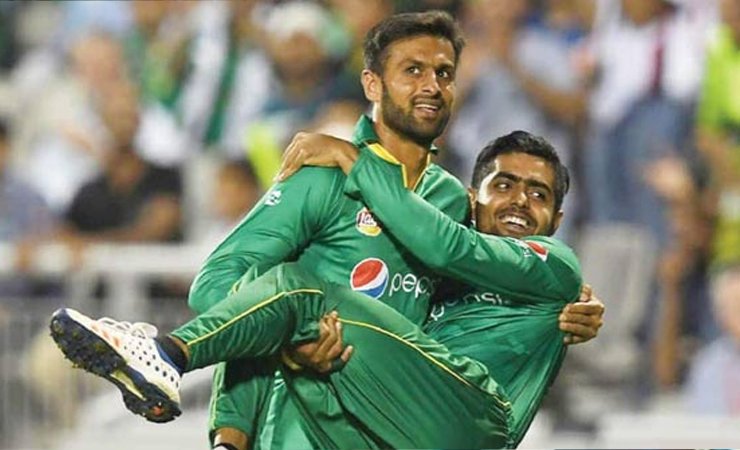 shoaib malik and babar azam، شعیب ملک