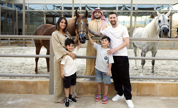 messi in saudi arbia, الہلال میسی