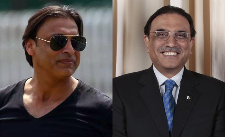 shoaib akhtar and asif zardari, شعیب اختر