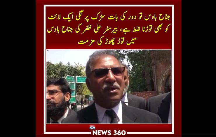 پاکستان تحریک انصاف وکیل علی ظفر