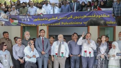 Photo of جامعہ این ای ڈی میں فلسطین یکجہتی ریلی کا انعقاد