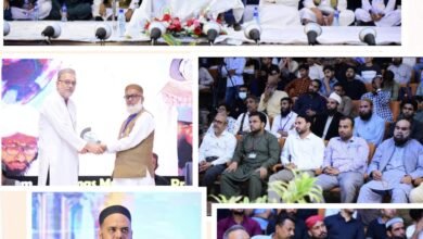 Photo of ظلم کے خلاف خاموشی، اُسوہ رسولﷺ کے منافی ہے،مولانا عبدالحبیب عطاری  جامعہ این ای ڈی کی ایمپلائز محفلِ میلاد کمیٹی کے تحت میلاد کا انعقاد