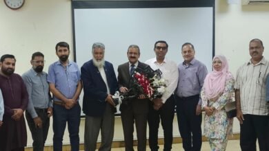 Photo of جامعہ این ای ڈی میں معروف اینکر پرسن/ بزنس مین عارف ظفر منصوری کے اعزاز میں تقریب